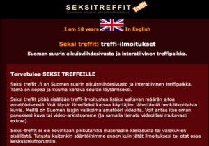 Seksitreffit.Fi aikuisviihde sivusto