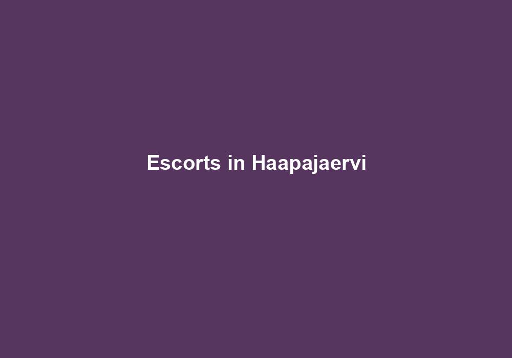 Escorts in Haapajaervi