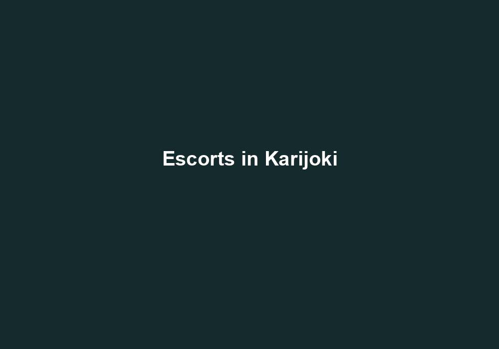 Escorts in Karijoki