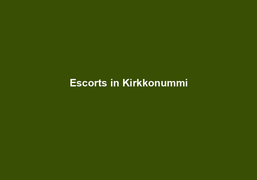 Escorts in Kirkkonummi