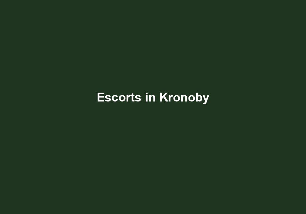 Escorts in Kronoby