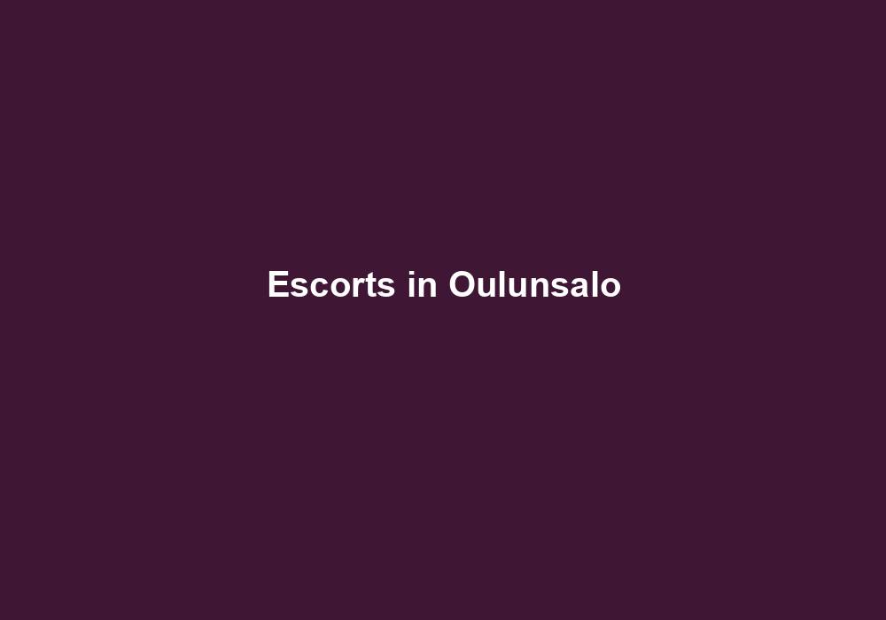 Escorts in Oulunsalo
