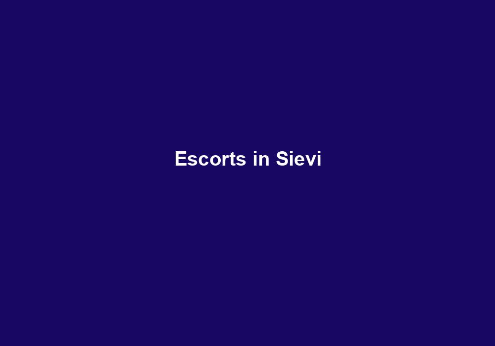 Escorts in Sievi