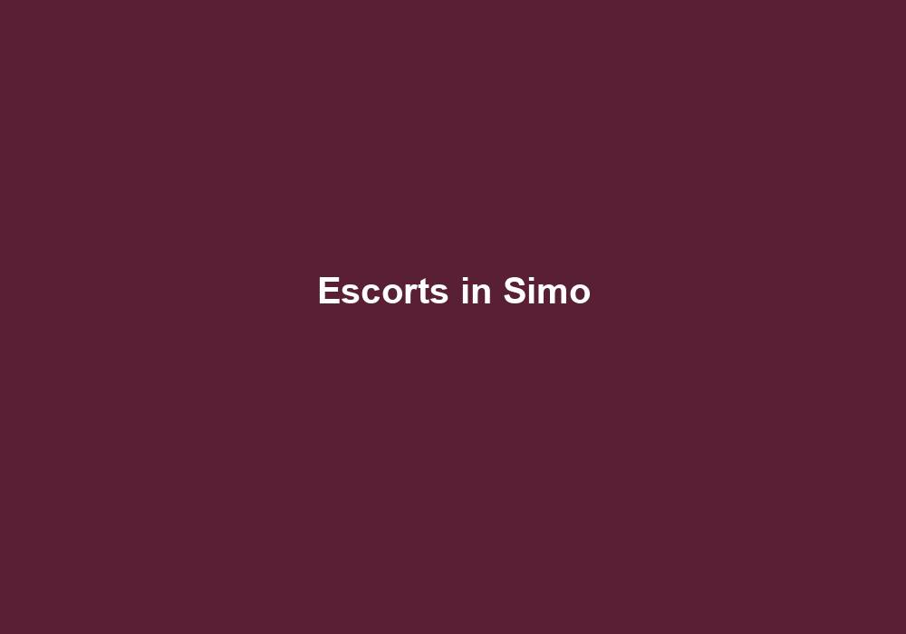 Escorts in Simo