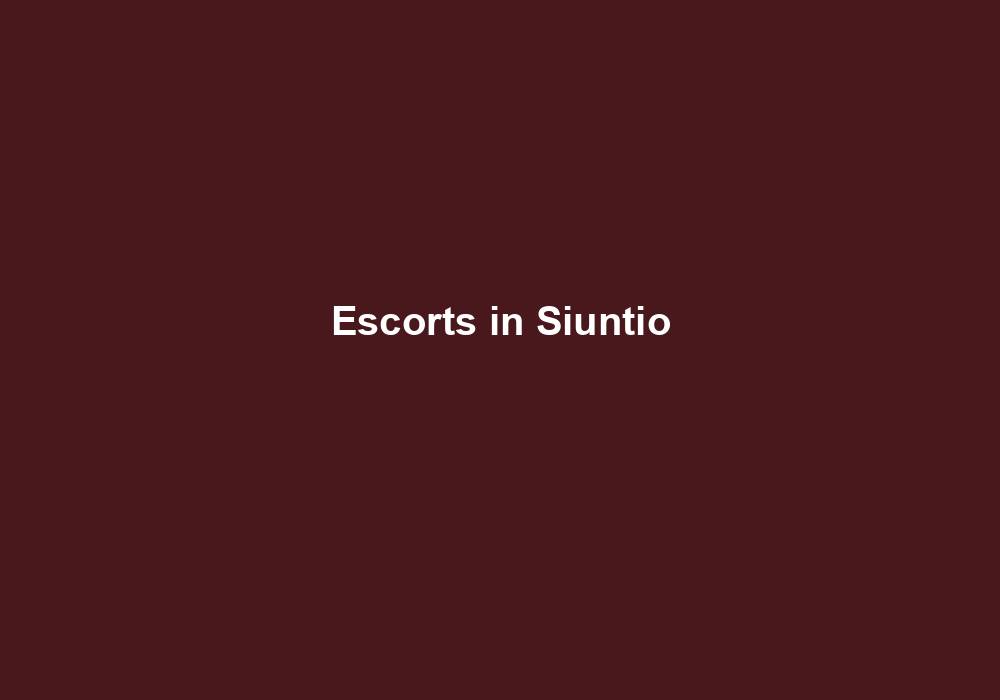 Escorts in Siuntio